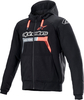 Chrome Ignition Hoodie,  kleur: Zwart/Neon-Rood/Grijs,  maat: L