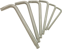 Cruztools TRX2,  torx sleutelset,  kleur: zilver