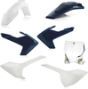 CYC 5 PLAS KIT HON CRF450RX 17,  kleur: Wit/Zwart (Replica 16)