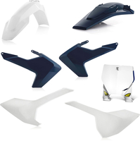 CYC 5 PLAS KIT HON CRF450RX 17,  kleur: Wit/Zwart (Replica 16)