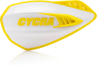 Cycra Cyclone,  handguards,  kleur: Wit/Geel