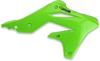 Cycra MX Powerflow,  radiatorbeschermkappen,  kleur: Groen