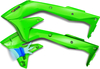Cycra MX Powerflow,  radiatorbeschermkappen,  kleur: Groen