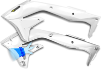 Cycra MX Powerflow,  radiatorbeschermkappen,  kleur: Wit