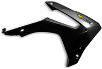 Cycra MX Powerflow,  radiatorbeschermkappen,  kleur: Zwart