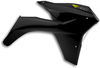 Cycra MX Powerflow,  radiatorbeschermkappen,  kleur: Zwart