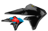 Cycra MX Powerflow,  radiatorbeschermkappen,  kleur: Zwart