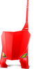 Cycra MX,  Stadion nummerplaat,  kleur: Rood