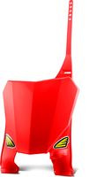 Cycra MX,  Stadion nummerplaat,  kleur: Rood