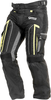 GMS-Moto Everest,  stoffen broek waterdicht,  kleur: Zwart/Grijs/Neon-Geel,  maat: 3XL