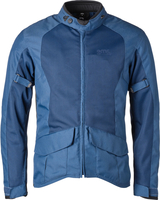 GMS-Moto FiftySix.7 Long,  mesh jas,  kleur: blauw,  maat: M