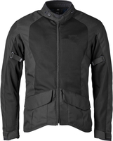 GMS-Moto FiftySix.7 Long,  mesh jas,  kleur: zwart,  maat: S