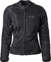 GMS-Moto FiftySix.7,  mesh jas vrouwen,  kleur: zwart,  maat: S