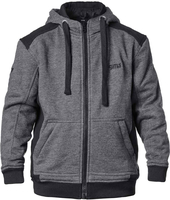 GMS-Moto Grizzly,  capuchon met rits kinderen,  kleur: zwart/grijs,  maat: 128