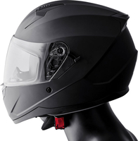 GMS-Moto Hexago,  integraalhelm,  kleur: zwart,  maat: XS