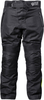 GMS-Moto Highway,  stoffen broek waterdicht kinderen,  kleur: Zwart/Grijs/Neon-Geel,  maat: 164