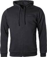 GMS-Moto Hoodie Cruz,  stoffen jas,  kleur: zwart,  maat: 4XL