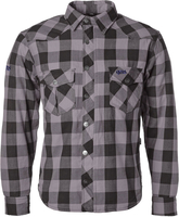 GMS-Moto Jaguar,  shirt/textiel jasje,  kleur: zwart/grijs,  maat: XXL