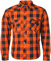 GMS-Moto Jaguar,  shirt/textiel jasje,  kleur: zwart/oranje,  maat: XL