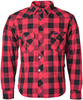 GMS-Moto Jaguar,  shirt/textiel jasje,  kleur: zwart/rood,  maat: 4XL