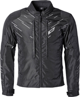 GMS-Moto Kasai,  waterdicht textieljack,  kleur: zwart,  maat: 3XL