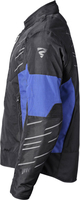 GMS-Moto Kasai,  waterdicht textieljack,  kleur: zwart/blauw,  maat: 4XL