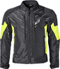 GMS-Moto Kasai,  waterdicht textieljack,  kleur: Zwart/Neon-Geel,  maat: 3XL