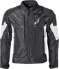 GMS-Moto Kasai,  waterdicht textieljack,  kleur: Zwart/Wit,  maat: 3XL