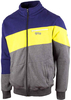 GMS-Moto Leo,  textieljas,  kleur: Donkerblauw/Grijs/Neon-Geel,  maat: S