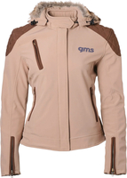 GMS-Moto Luna,  textieljas dames,  kleur: beige/bruin,  maat: XXL