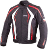 GMS-Moto Pace,  textieljas,  kleur: Zwart/Rood/Wit,  maat: XL