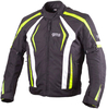 GMS-Moto Pace,  textieljas,  kleur: Zwart/Wit/Neon-Geel,  maat: XL