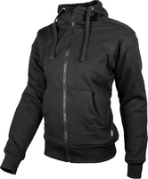 GMS-Moto Panda,  capuchon met rits dames,  kleur: zwart,  maat: 4XL