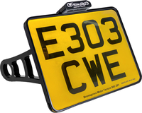 Heinz Bikes Side Mount,  kentekenplaathouder,  kleur: Zwart