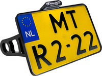 Heinz Bikes Side Mount,  kentekenplaathouder,  kleur: Zwart