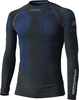 Held 3D-Skin Cool Top,  functioneel shirt longsleeve,  kleur: zwart/donkerblauw/blauw,  maat: L