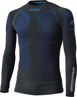Held 3D-Skin Cool Top,  functioneel shirt longsleeve,  kleur: zwart/donkerblauw/blauw,  maat: M