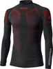 Held 3D-Skin Warm Top,  functioneel shirt longsleeve,  kleur: zwart/donkerrood/rood,  maat: M