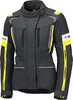 Held 4-Touring II,  textiele jas vrouwen,  kleur: Zwart/Neon-Geel,  maat: 3XL