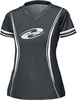Held Active,  t-shirt vrouwen,  kleur: zwart/witte,  maat: L