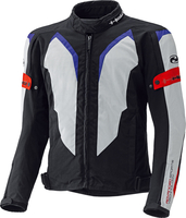 Held Zelda,  textieljas,  kleur: zwart/grijs/blauw,  maat: XXL