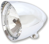 Highsider Classic 1,  H4 koplamp 5 3/4 inch,  w kap,  kleur: Chroom