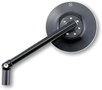 Highsider Conero,  achteruitkijkspiegel,  kleur: zwart/zilver