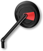 Highsider Enterprise EP1,  achteruitkijkspiegel,  kleur: zwart/rood