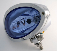 Highsider Iowa,  H4 koplamp,  kleur: Chroom/Blauww-Getint