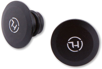 Highsider M10,  spiegeldraadkappen,  kleur: Mat-Zwart,  maat: M10