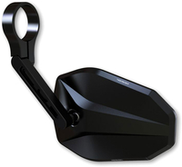 Highsider Victory,  bar eind spiegel kort,  kleur: Mat-Zwart