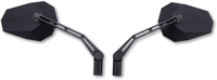 Highsider X1,  achteruitkijkspiegels,  kleur: zwart