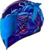 Icon Airflite Betta,  integraalhelm,  kleur: Blauw/Lila/Lichtblauw,  maat: M