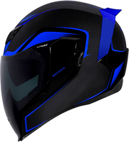 Icon Airflite Crosslink,  integraalhelm,  kleur: blauw/zwart,  maat: L